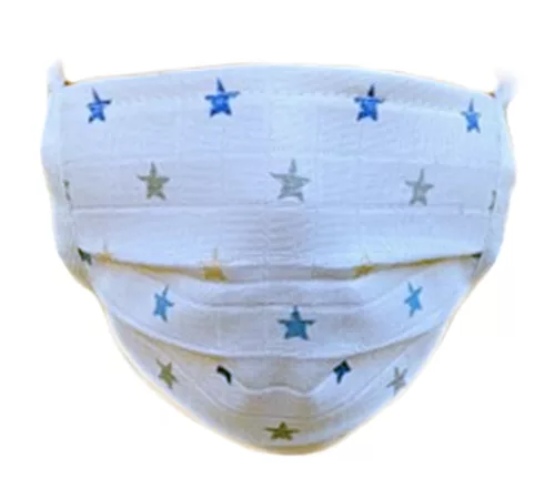 Kétrétegű textil szájmaszk orrmerevítővel