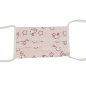  Kétrétegű textil szájmaszk gyerekeknek orrmerevítővel rózsaszín kacsás