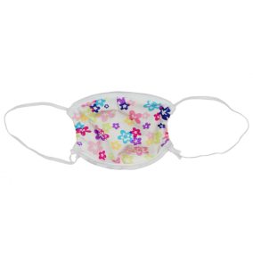 Kétrétegű textil szájmaszk orrmerevítővel gyerekeknek