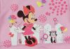 Disney Minnie cicás hosszú ujjú baba body rózsa