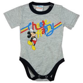   Disney Mickey "Choose Happy" rövid ujjú baba body