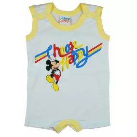   Disney Mickey "Choose Happy" feliratos ujjatlan baba napozó