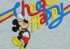 Disney Mickey "Choose Happy" feliratos ujjatlan baba napozó