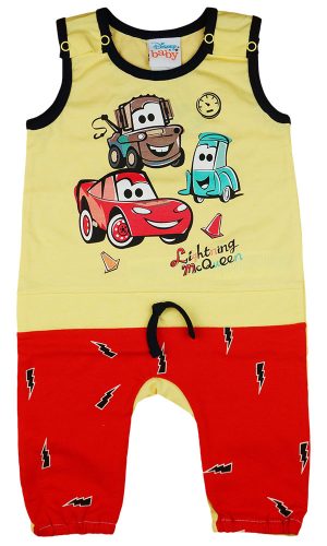 Disney Baby Cars/Verdák ujjatlan baba rugdalózó