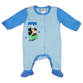 Disney Mickey hosszú ujjú vékony pamut rugdalózó