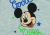 Disney Mickey "Good Days" ujjatlan baba body szürke