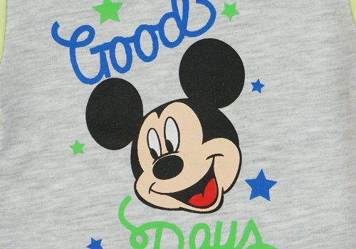 Disney Mickey "Good days" feliratos rövid ujjú baba body