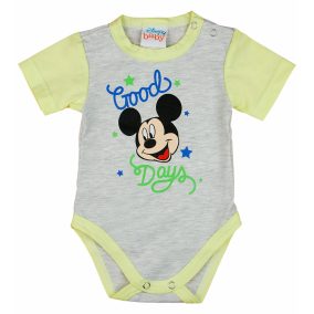   Disney Mickey "Good days" feliratos rövid ujjú baba body