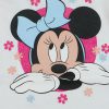 Disney Minnie virágos rövid ujjú baba body fehér
