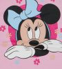 Disney Minnie virágos rövid ujjú baba body rózsa
