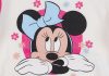Disney Minnie virágos hosszú ujjú baba body fehér