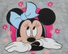 Disney Minnie virágos hosszú ujjú baba body szürke