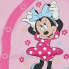 Disney Minnie virágos rövid ujjú baba body rózsaszín