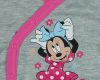 Disney Minnie virágos hosszú ujjú baba body szürke