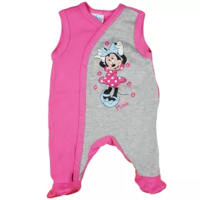 Disney Minnie virágos ujjatlan rugdalózó