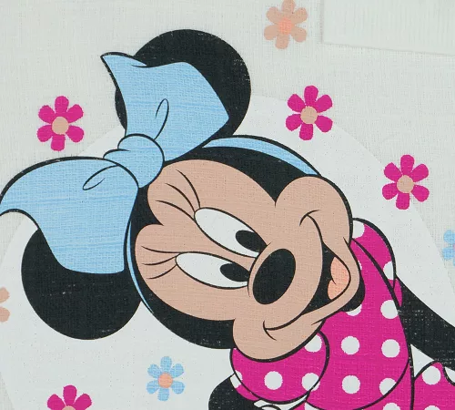 Disney Minnie virágos textil (tetra) pelenka 70x70cm
