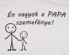 Apák napi kreatív póló ajándék festékkel