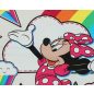Disney Minnie szivárványos rövid ujjú lányka póló