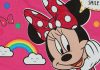 Disney Minnie szivárványos vállfás puplin oviszsák