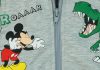 Disney Mickey dinós cipzáras pamut mellény