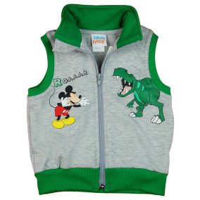 Disney Mickey dinós cipzáras pamut mellény