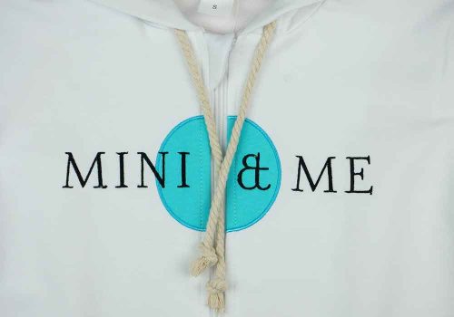 Mini&Me női cipzáras kapucnis pulóver