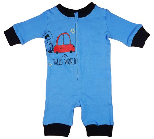 Autós overálos baba pizsama