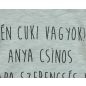 "Én cuki vagyok" feliratos hosszú ujjú baba body szürke