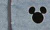 Disney Mickey belül bolyhos kapucnis kocsikabát/kardigán