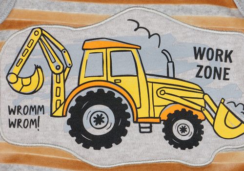 "Work zone" ujjatlan plüss rugdalózó