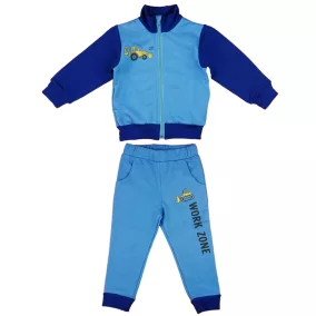   "'Work Zone" munkagépes, belül bolyhos fiú szabadidő szett