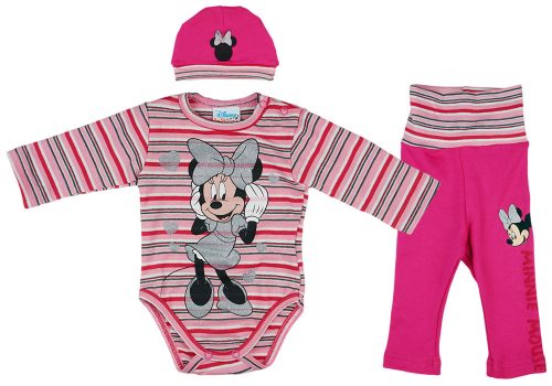 Disney Minnie szívecskés 3 részes baba szett