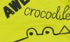 Krokodilos dombornyomott hosszú ujjú póló