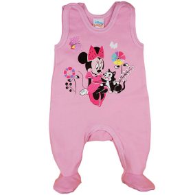 Disney Minnie cicás ujjatlan belül bolyhos rugdalózó