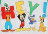 Disney Mickey és barátai hosszú ujjú baba body zöld