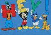 Disney Mickey és barátai belül bolyhos ujjatlan rugdalózó