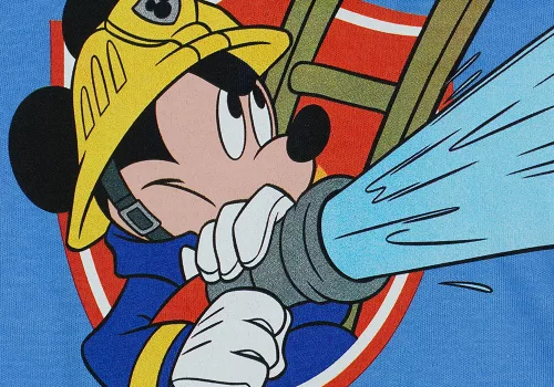 Disney Mickey tűzoltós baba rugdalózó