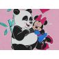 Disney Minnie pandás belül bolyhos ujjatlan rugdalózó