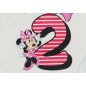 Disney Minnie szülinapos body 2 éves fehér
