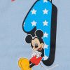 Disney Mickey szülinapos body 1 éves kék