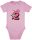 Disney Minnie szülinapos rövid ujjú baba body 2 éves rózsaszín