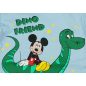 Disney Mickey dinós hosszú ujjú baba body kék