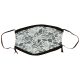 Kétrétegű textil csipkés szájmaszk orrmerevítővel