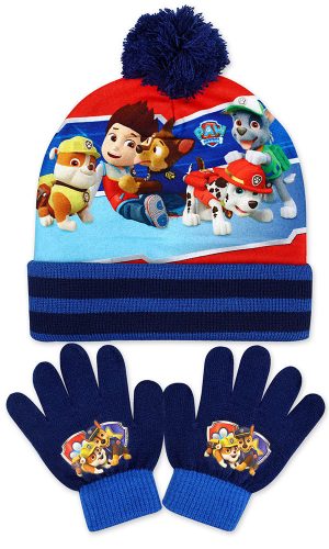 Paw Patrol/Mancs őrjárat sapka, kesztyű szett