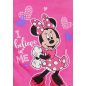 Bélelt kord kertésznadrág Minnie egér mintával rózsaszín színben