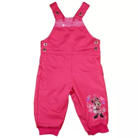 Bélelt kord kertésznadrág Minnie egér mintával rózsaszín színben