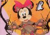 Disney Minnie halloween hosszú ujjú baba body rózsaszín