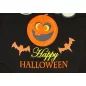 Halloween hosszú ujjú baba body fekete