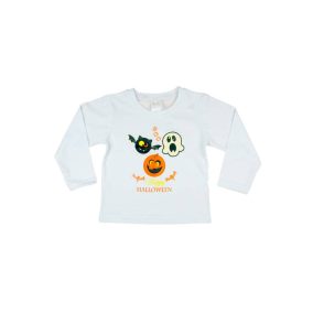 Halloween szellemes hosszú ujjú gyerek póló