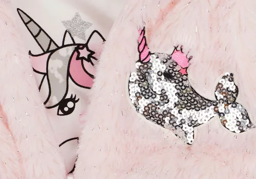 3 részes unikornisos szoknyás baba szett